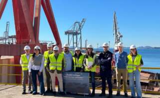 Naturgy construye en Astillero San Enrique (Vigo) una plataforma pionera para producir energía fotovoltaica en mar abierto / Naturgy