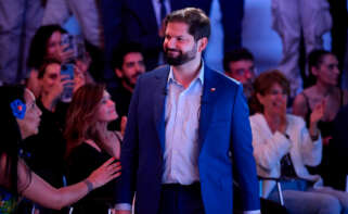 El presidente de la República de Chile, Gabriel Boric