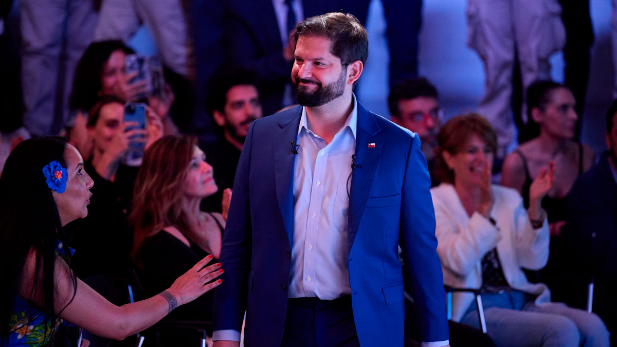 El presidente de la República de Chile, Gabriel Boric