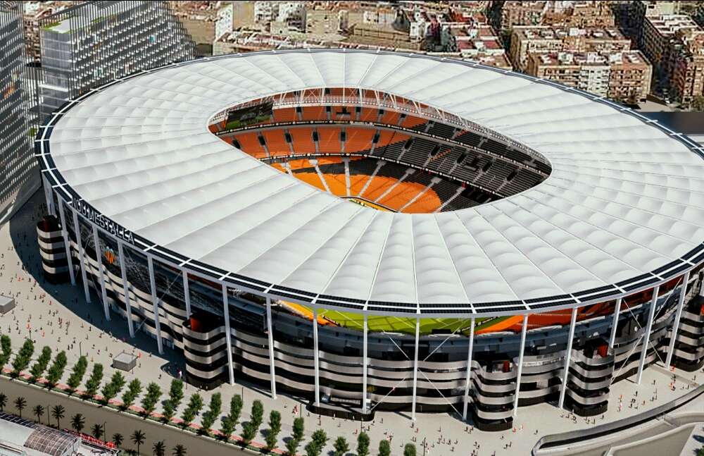 Recreación del Nuevo Mestalla / Valencia CF