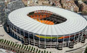 Recreación del Nuevo Mestalla / Valencia CF