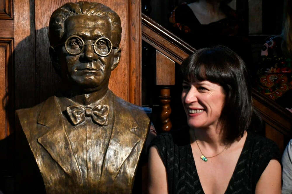 La líder del BNG, Ana Pontón, en Buenos Aires. - BNG