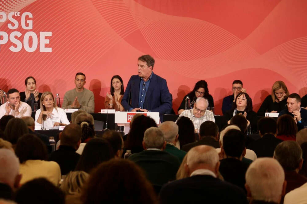 El secretario xeral del PSdeG, José Ramón Gómez Besteiro