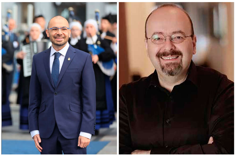 Demis Hassabis, CEO de DeepMind, y Derya Unutmaz, inmunólogo y experto en longevidad