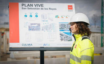 Isabel Díaz Ayuso, presidenta de la Comunidad de Madrid, presentando actuaciones del Plan Vive / Comunidad de Madrid / D. Sinova