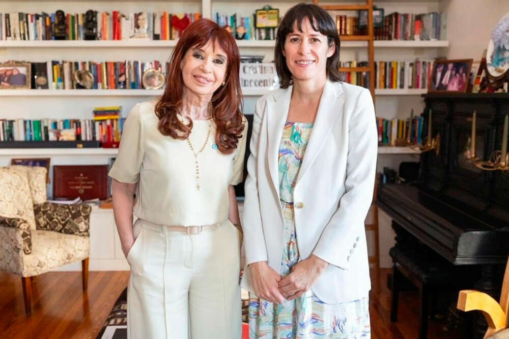 La portavoz nacional del BNG,Ana Pontón, se reúne con la expresidenta de Argentina Cristina Fernández de Kirchner