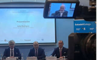 De izquierda a derecha, Juan Manuel Vieites, Juan Carlos Reboredo y Pablo Junceda / EDG