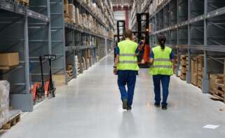 Trabajadores de Ikea el día de la inauguración de un centro logístico de Ikea, en San Sebastián de los Reyes, a 26 de junio de 2023, en Madrid (España). Este nuevo centro logístico, que da cobertura a las tiendas de Goya (Madrid), Las Rozas y To - Jesús Hellín - Europa Press - Archivo