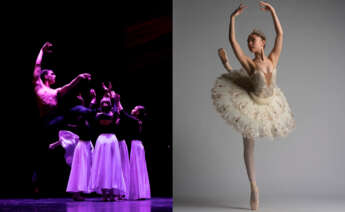 Bailarines de la escuela de danza Vaganova y del centro Ballet de Galicia