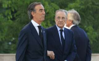 Juan Miguel Villar Mir junto a Florentino Pérez / Manuel Pinilla Cruces