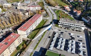 Imagen del transporte de las palas para el parque eólico de Iberdrola en el norte de Portugal / Iberdrola