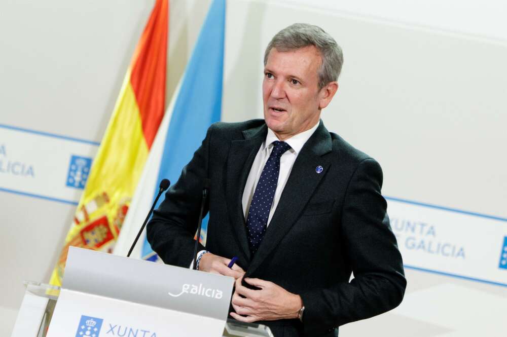 Rueda comparece tras el Consello de la Xunta. - DAVID CABEZÓN @ XUNTA