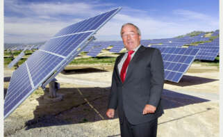 Jacinto Rey y el parque fotovoltaico de San José en Jaén