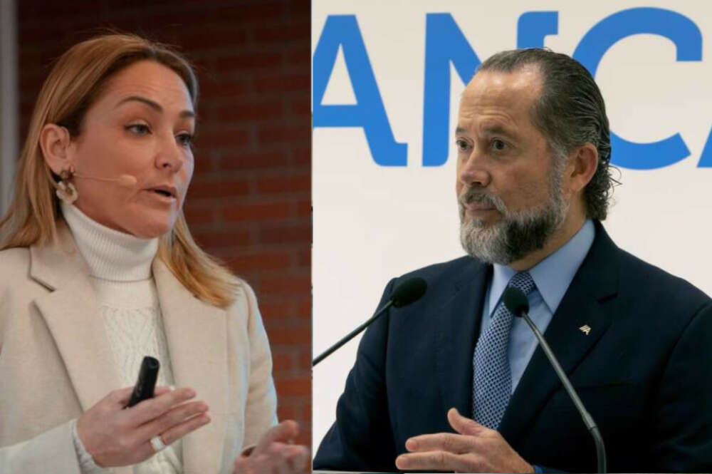 Marián Mouriño y Juan Carlos Escotet, presidentes del Celta de Vigo y el Deportivo de La Coruña