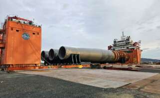 Navantia Seanergies y Windar finalizan los 45 monopilotes para el parque 'East Anglia 3' de Iberdrola - NAVANTIA
