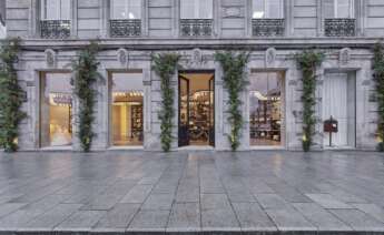 Tienda de Zara en A Coruña, con una decoración especial de Navidad a cargo de Zara Home