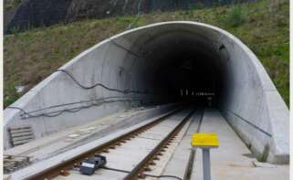 Túnel ferroviario de O Corno, une las localidades de Cerdedelo, en Laza, y Prado, perteneciente a Vilar de Barrio (Ourense) / Adif