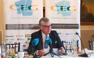 El presidente de la CEG, Juan Manuel Vieites