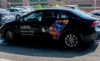 Un vehículo de Cabify en Madrid