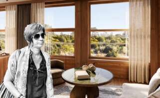 Una imagen de archivo de Sandra Ortega sobre una de las habitaciones de lujo de su resort en Portugal