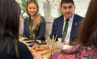 El delegado del Gobierno en Galicia, Pedro Blanco, durante la celebración de un desayuno informativo en Santiago de Compostela / Europa Press