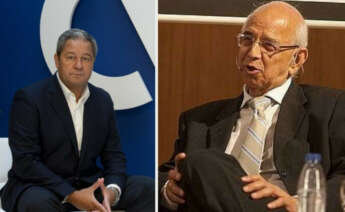 Tino Fernández, presidente de Altia, y Ram Bhavnani, segundo accionista
