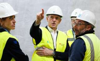 El presidenta de la Xunta de Galicia, Alfonso Rueda, durante su visita a Vilagarcía de Arousa / Xunta