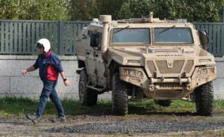 Instalaciones de URO Vehículos Especiales S.A., a 10 de noviembre de 2025, en Valga, Pontevedra, Galicia (España). - Álvaro Ballesteros - Europa Press
