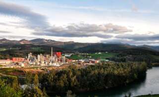 Fábrica de Ence en Navia