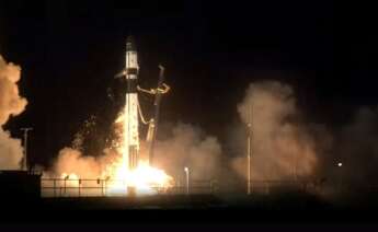 Lanzamiento del satélite Celeste IOD-1, en el que ha participado la empresa gallega Alén Space, del grupo GMV