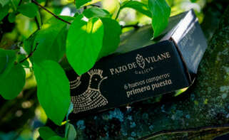 Una caja de huevos de Pazo de Vilane
