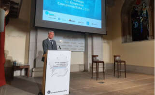 Alfonso Rueda, presidente de la Xunta, clausura la presentación de resultados de la sexta edición del Atlas Gallego de la Empresa Comprometida