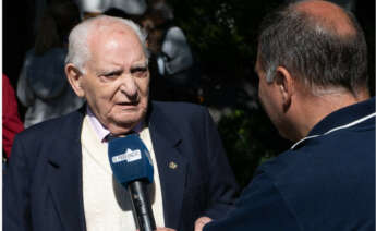 Imagen de archivo de Benito Blanco durante una entrevista / Federación de Sociedades Españolas de Argentina