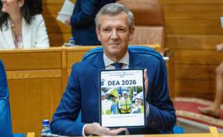 El presidente de la Xunta de Galicia, Alfonso Rueda, durante el Debate sobre el Estado de la Autonomía. Álvaro Ballesteros / Europa Press