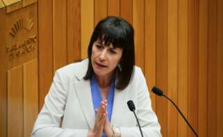 Ana Pontón, portavoz nacional del BNG, durante el Debate del Estado de la Autonomía