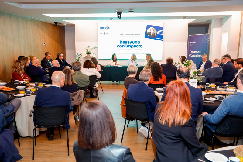 presentación del libro de Nadia Calviño en el Club Nordés