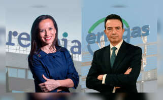 Beatriz Corredo, presidenta de Redeia, y Arturo Gonzalo, consejero delegado de Enagás, las dos grandes apuestas inversoras de Amancio Ortega en la bolsa española al margen de Inditex
