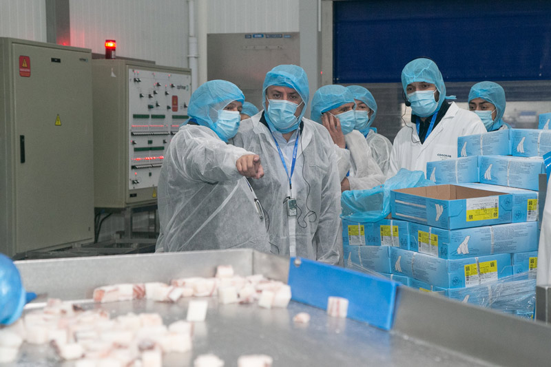 Visita del presidente de la Deputación da Coruña a Congalsa