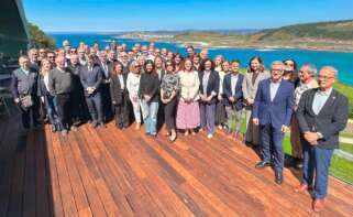 Foto de familia de la XIV Reunión Anual del Foro Económico de Galicia