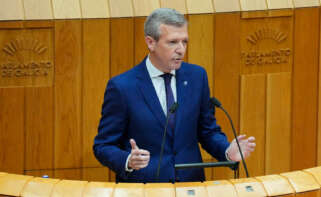 El presidente de la Xunta, Alfonso Rueda, interviene en el Debate Sobre el Estado de la Autonomía. Pazo do Hórreo