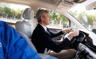 El presidente de la Xunta, Alfonso Riueda, visitó en su periplo chino una fábrica de baterías de SAIC, grupo de automoción dueño de la marca MG