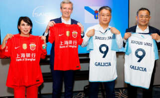 Alfonso Rueda y María Jesús Lorenzana recalan en Pekín y se reúnen con la directiva de SAIC