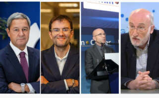 Tino Fernández Jorge Vázquez, José Luis Otero y Ramón Cacabelos, presidentes de Altia, Redegal, Commcenter y Euroespes