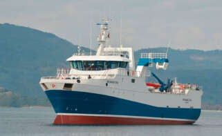 Barco de Novanam, filial del grupo Nueva Pescanova en Namibia