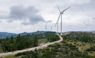 Imagen del parque eólico de Iberdrola en su macroproyecto del Támega / Iberdrola