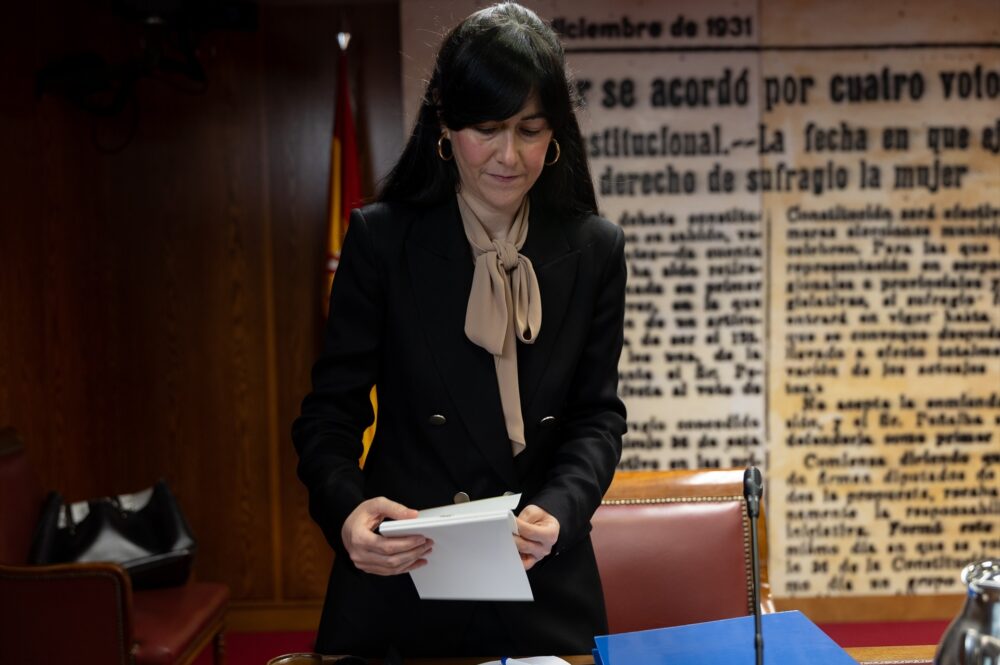 La Presidenta de la Sociedad Estatal de Participaciones Industriales (SEPI), María Belén Gualda González, comparece ante la Comisión de Investigación de las deficiencias y presuntas irregularidades en la gestión de la Sociedad / Eduardo Parra / Europa Press