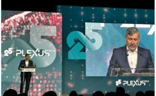 Antonio Agrasar en el acto de conmemoración del 25 aniversario de Plexus / Plexus