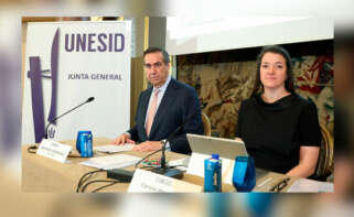 El presidente de Unesid, Bernardo Velázquez, y la directora general, Carola Hermoso
