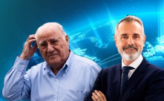 Amancio Ortega, propietario de Pontegadea, y Marc Murtra, presidente de Telefónica. Ambas compañías, detras del grupo de cable Telxius