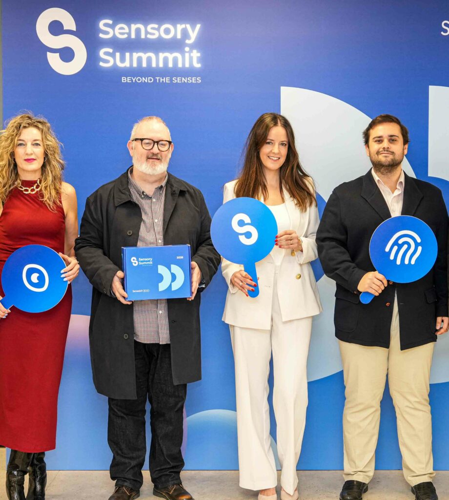 Equipo Sensesbit (de izquierda a derecha): Verónica Teijeiro, CFO; Xosé Lois Suarez, BA; Maruxa Quiroga, CEO; Isidro Villar, CRO